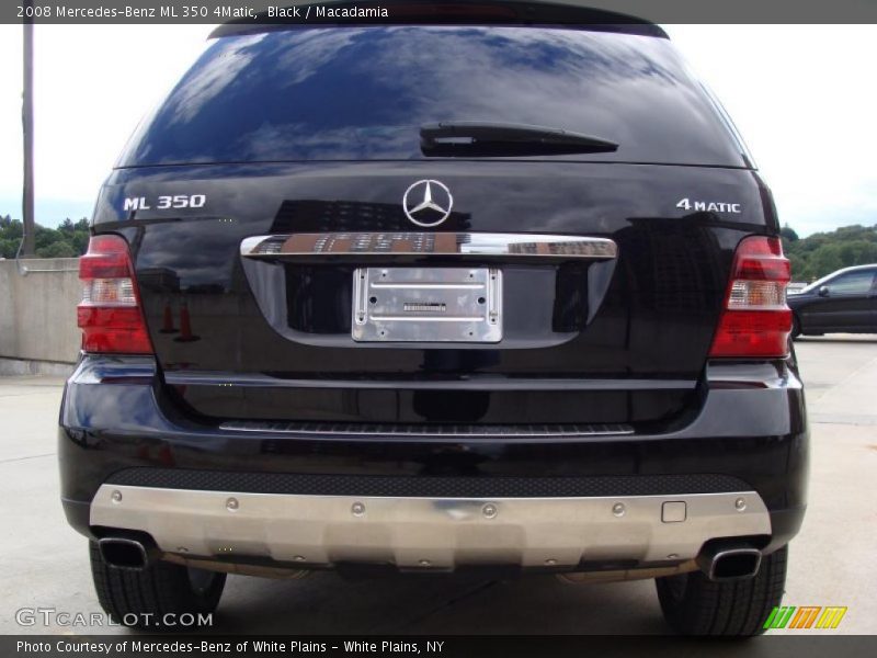 Black / Macadamia 2008 Mercedes-Benz ML 350 4Matic