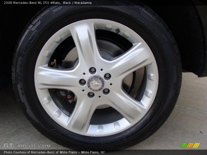 Black / Macadamia 2008 Mercedes-Benz ML 350 4Matic