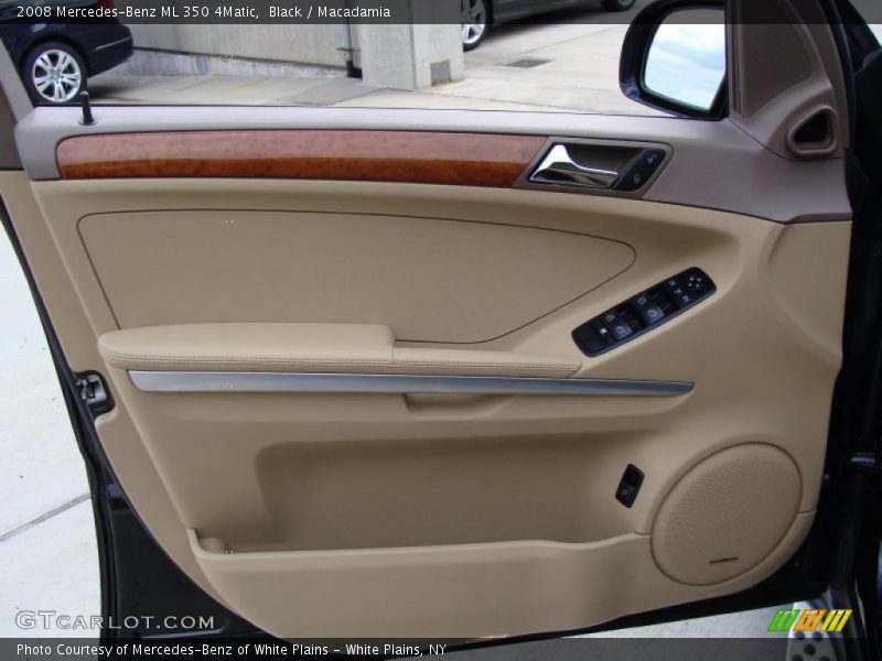 Black / Macadamia 2008 Mercedes-Benz ML 350 4Matic