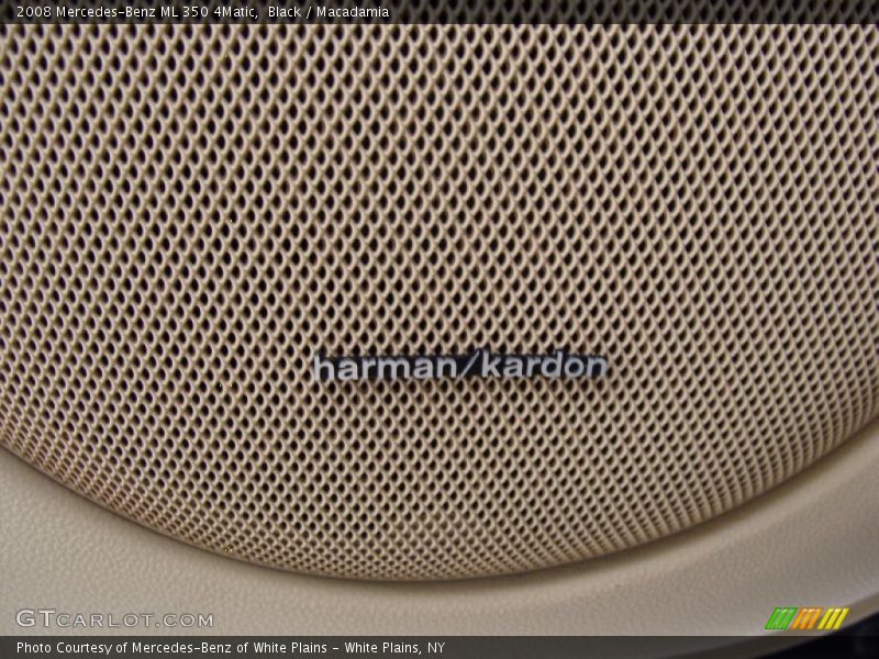 Black / Macadamia 2008 Mercedes-Benz ML 350 4Matic