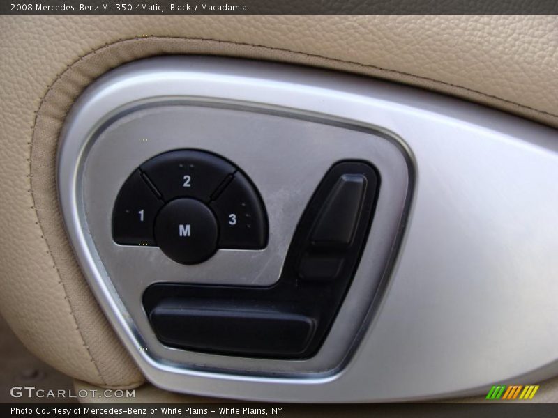 Black / Macadamia 2008 Mercedes-Benz ML 350 4Matic