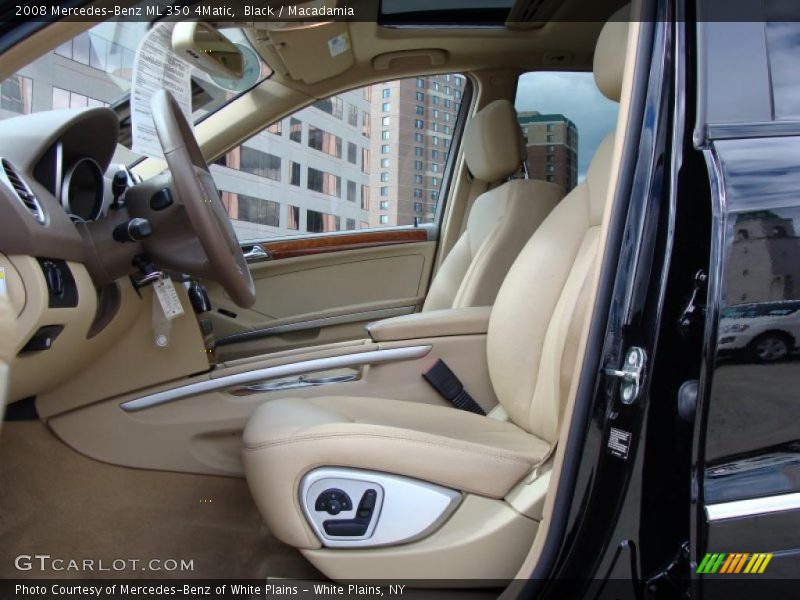 Black / Macadamia 2008 Mercedes-Benz ML 350 4Matic