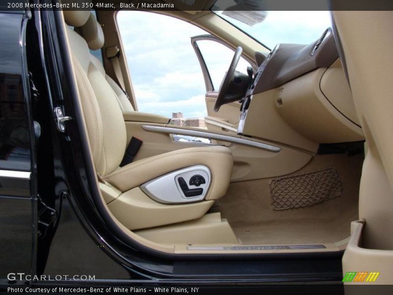 Black / Macadamia 2008 Mercedes-Benz ML 350 4Matic