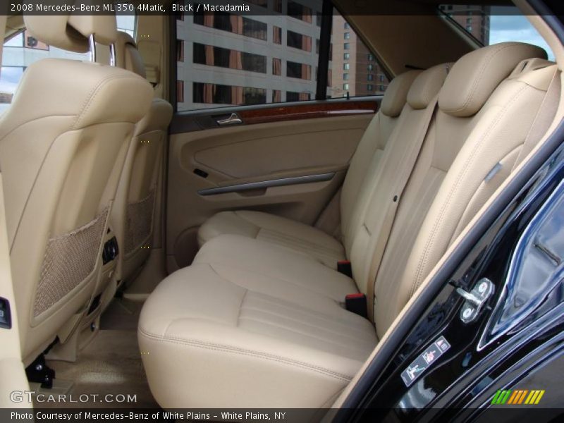 Black / Macadamia 2008 Mercedes-Benz ML 350 4Matic
