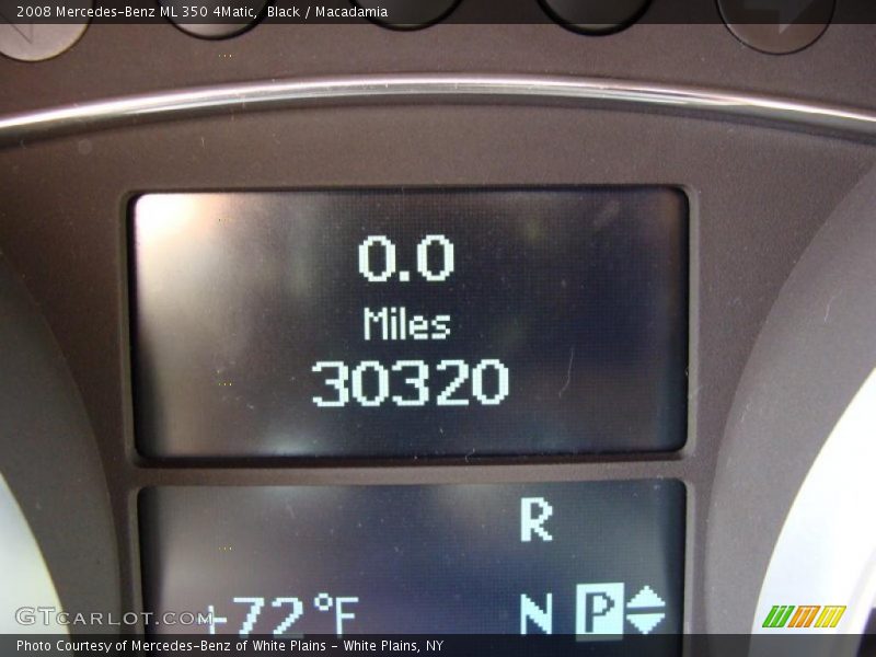 Black / Macadamia 2008 Mercedes-Benz ML 350 4Matic