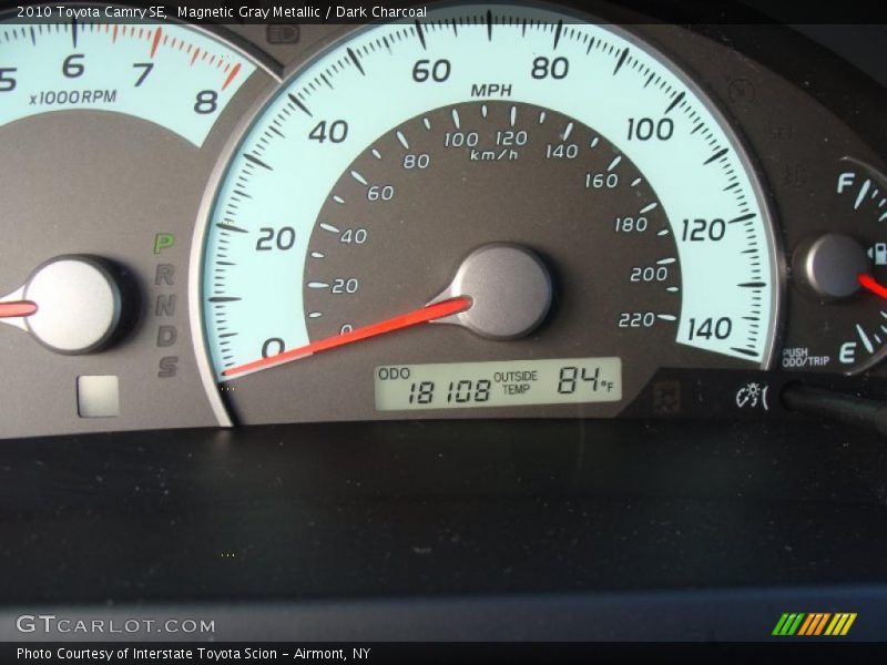 Magnetic Gray Metallic / Dark Charcoal 2010 Toyota Camry SE
