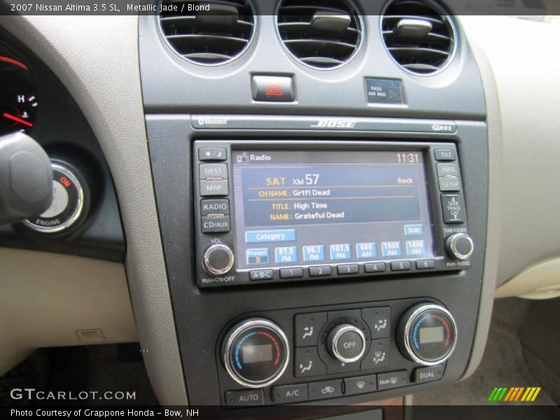 Metallic Jade / Blond 2007 Nissan Altima 3.5 SL