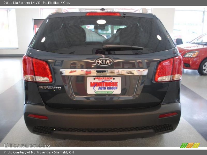 Pacific Blue / Gray 2011 Kia Sorento LX V6