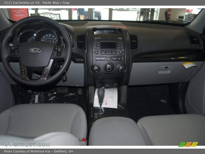 Pacific Blue / Gray 2011 Kia Sorento LX V6