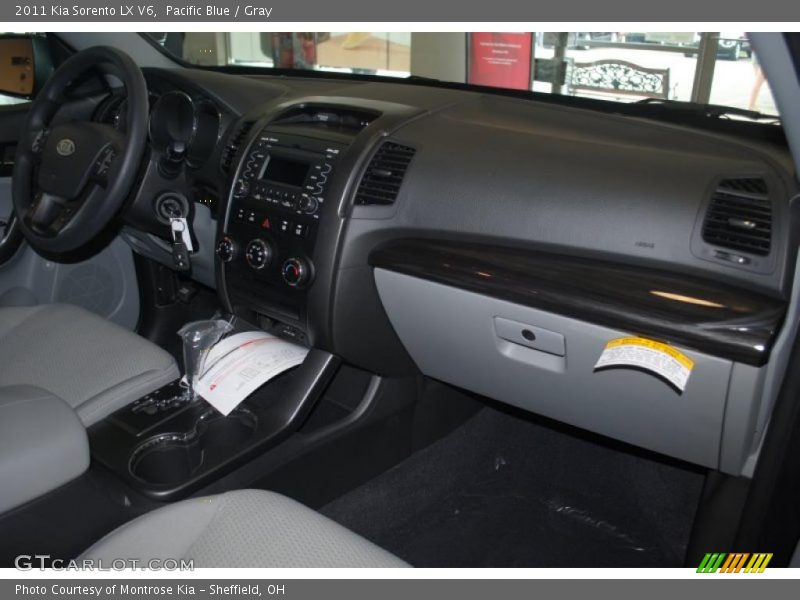 Pacific Blue / Gray 2011 Kia Sorento LX V6
