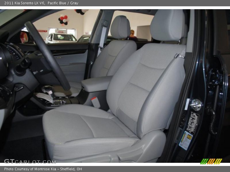 Pacific Blue / Gray 2011 Kia Sorento LX V6