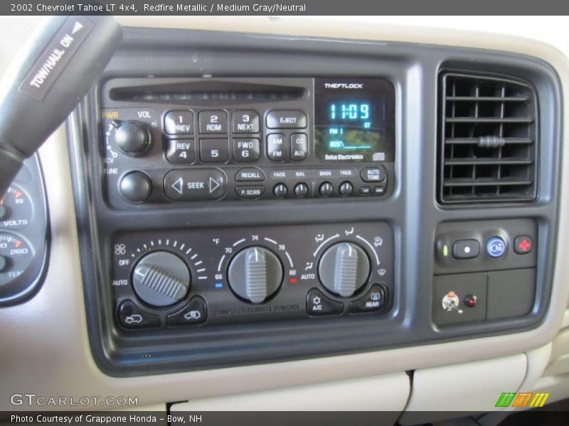 Redfire Metallic / Medium Gray/Neutral 2002 Chevrolet Tahoe LT 4x4
