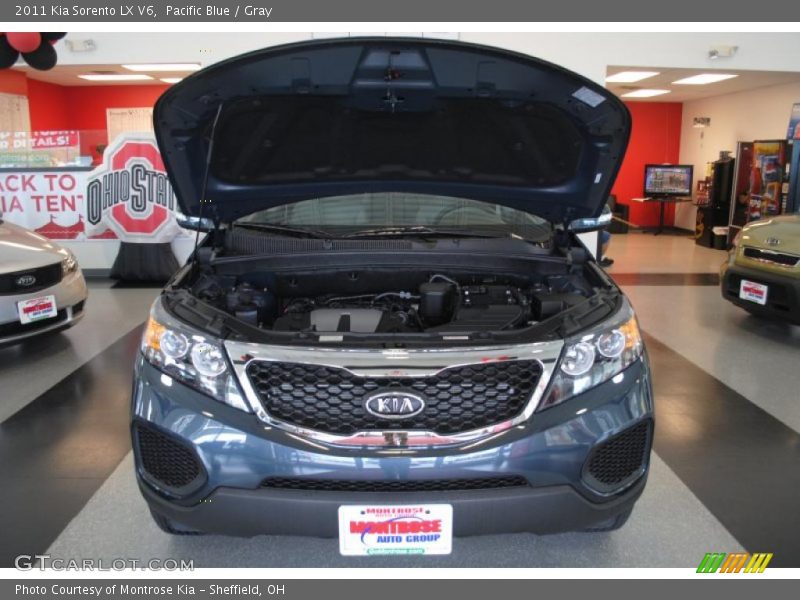 Pacific Blue / Gray 2011 Kia Sorento LX V6