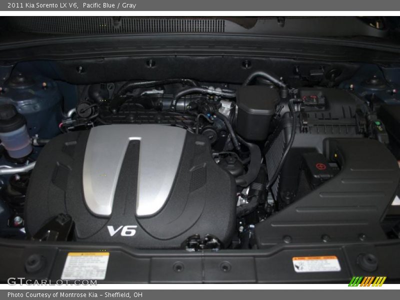 Pacific Blue / Gray 2011 Kia Sorento LX V6
