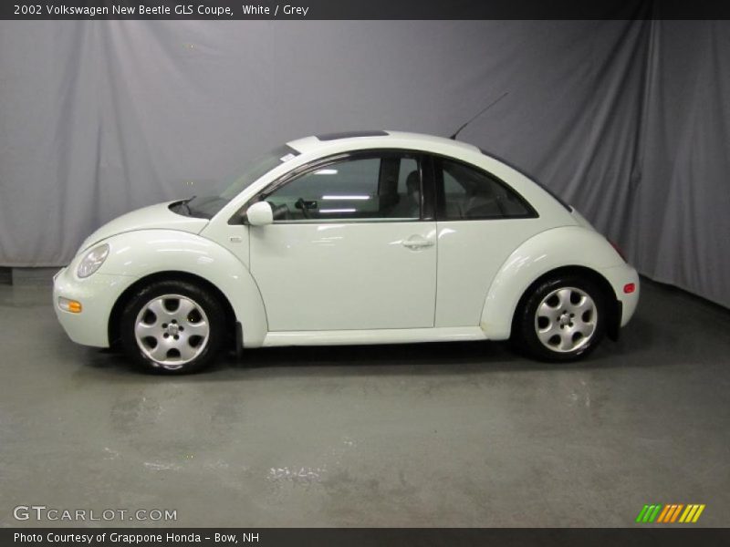 White / Grey 2002 Volkswagen New Beetle GLS Coupe