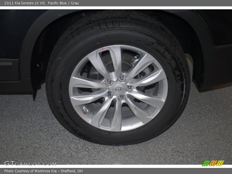 Pacific Blue / Gray 2011 Kia Sorento LX V6