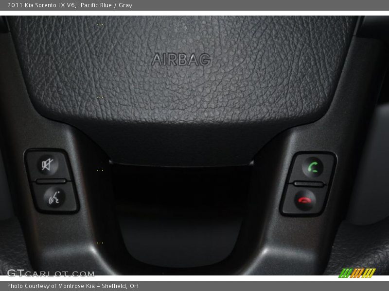 Pacific Blue / Gray 2011 Kia Sorento LX V6