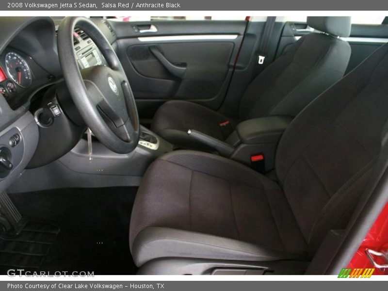 Salsa Red / Anthracite Black 2008 Volkswagen Jetta S Sedan