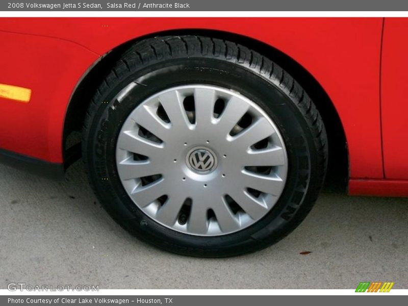 Salsa Red / Anthracite Black 2008 Volkswagen Jetta S Sedan