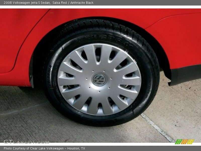 Salsa Red / Anthracite Black 2008 Volkswagen Jetta S Sedan