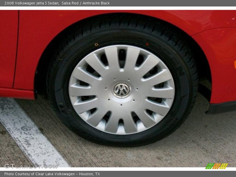 Salsa Red / Anthracite Black 2008 Volkswagen Jetta S Sedan