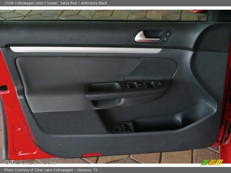 Salsa Red / Anthracite Black 2008 Volkswagen Jetta S Sedan