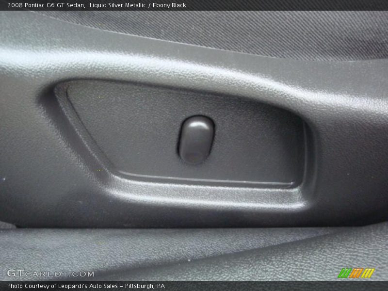 Liquid Silver Metallic / Ebony Black 2008 Pontiac G6 GT Sedan