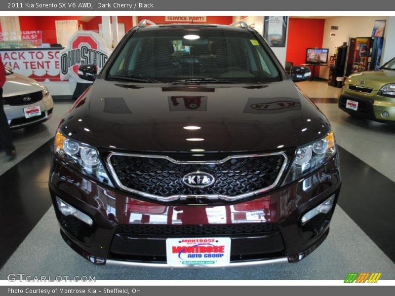 Dark Cherry / Black 2011 Kia Sorento SX V6 AWD