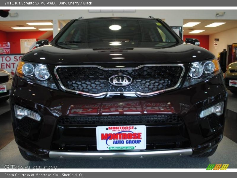 Dark Cherry / Black 2011 Kia Sorento SX V6 AWD