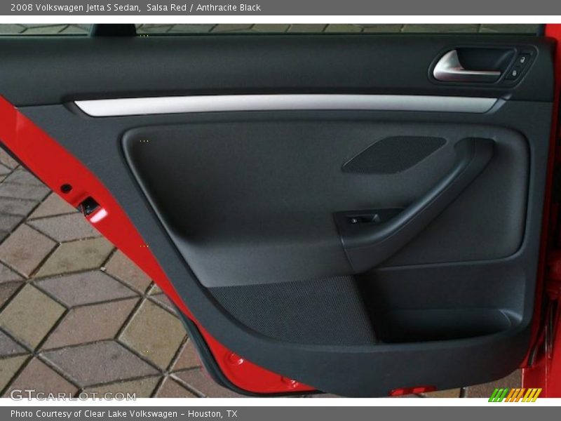 Salsa Red / Anthracite Black 2008 Volkswagen Jetta S Sedan