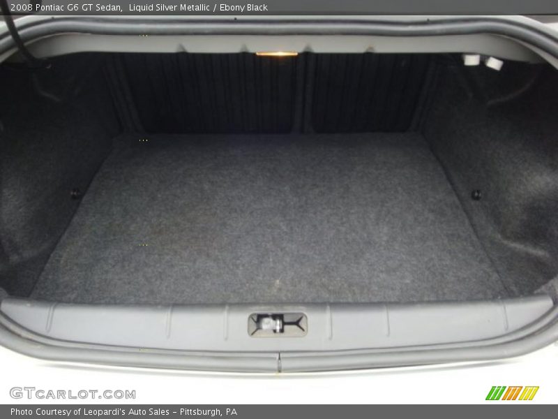 Liquid Silver Metallic / Ebony Black 2008 Pontiac G6 GT Sedan