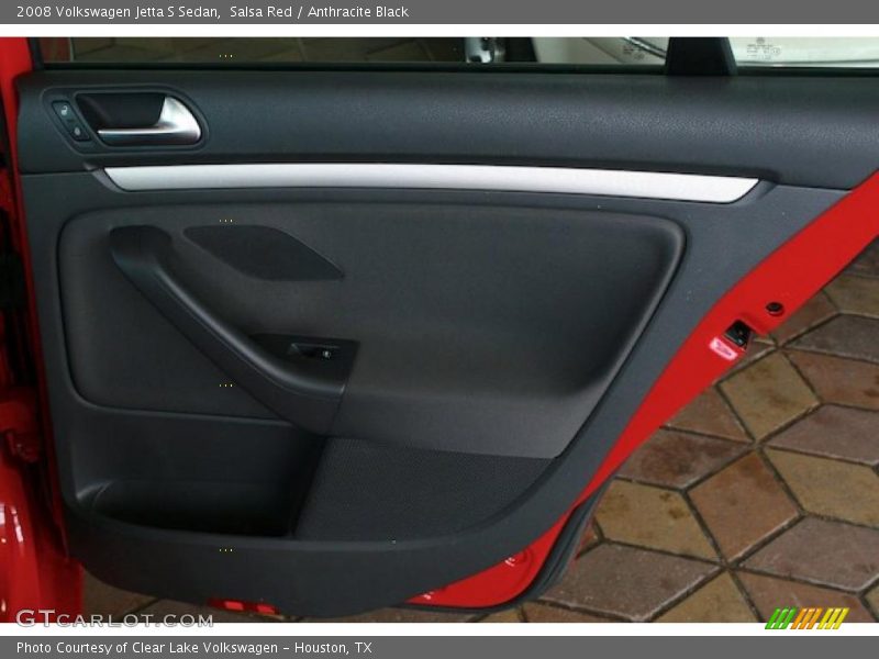 Salsa Red / Anthracite Black 2008 Volkswagen Jetta S Sedan