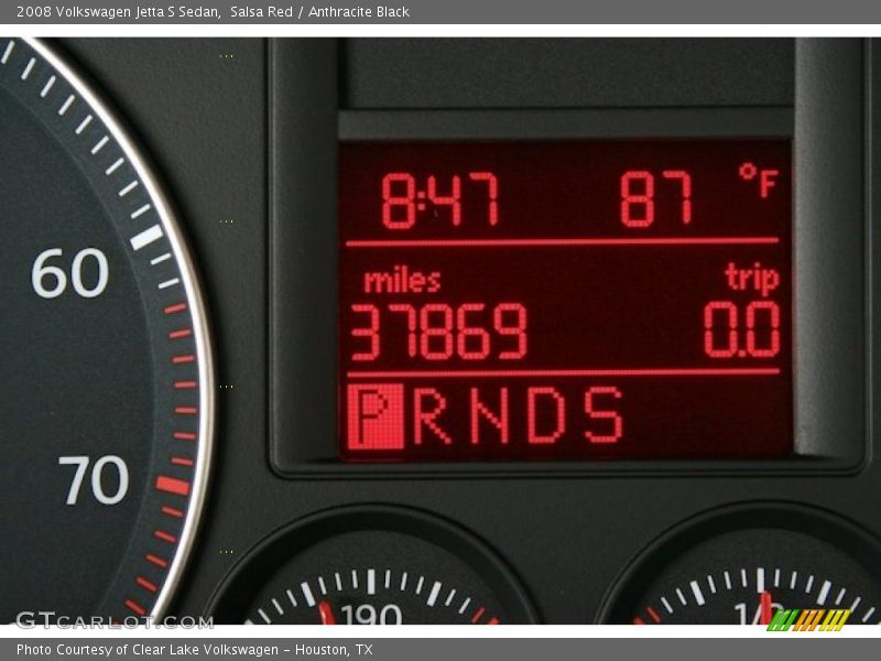 Salsa Red / Anthracite Black 2008 Volkswagen Jetta S Sedan