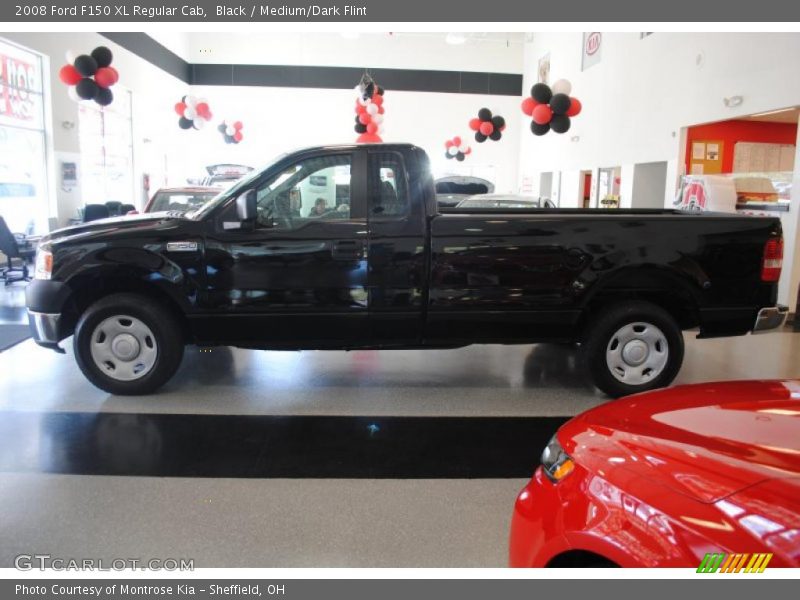 Black / Medium/Dark Flint 2008 Ford F150 XL Regular Cab