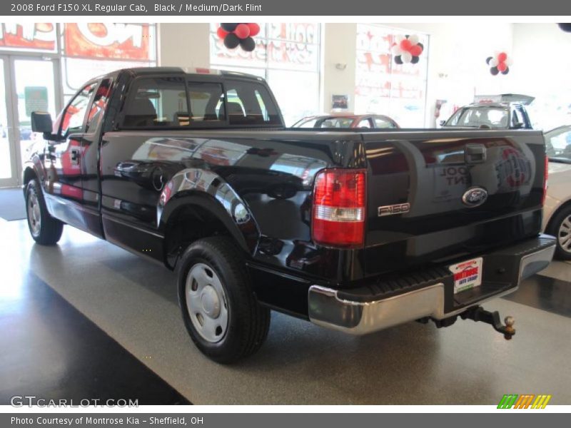 Black / Medium/Dark Flint 2008 Ford F150 XL Regular Cab