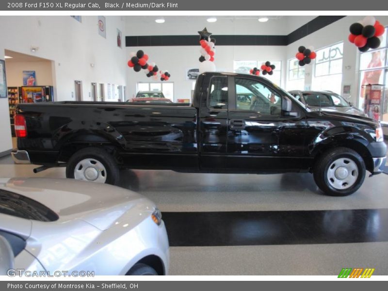 Black / Medium/Dark Flint 2008 Ford F150 XL Regular Cab