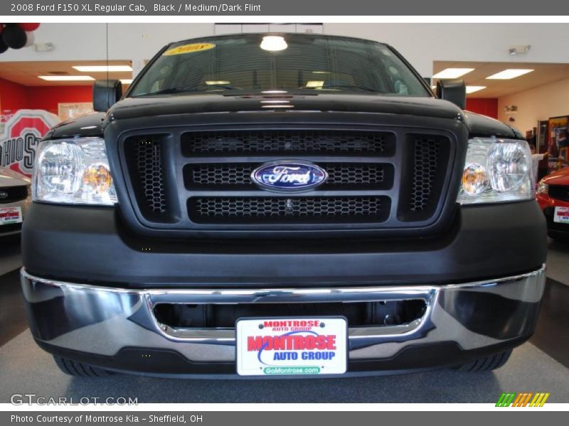 Black / Medium/Dark Flint 2008 Ford F150 XL Regular Cab