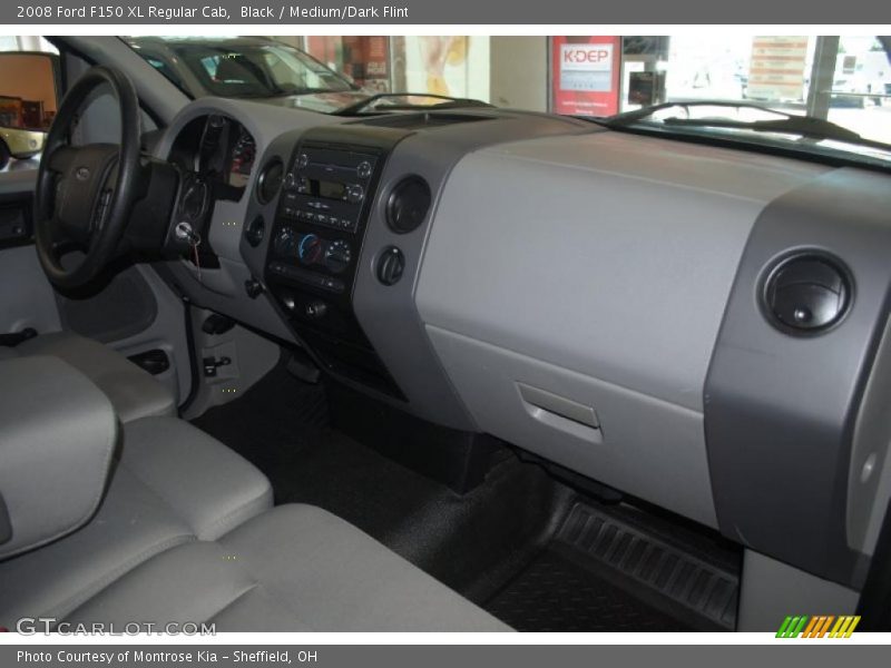 Black / Medium/Dark Flint 2008 Ford F150 XL Regular Cab