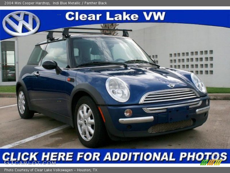 Indi Blue Metallic / Panther Black 2004 Mini Cooper Hardtop