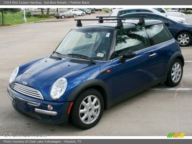 Indi Blue Metallic / Panther Black 2004 Mini Cooper Hardtop