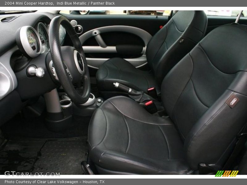Indi Blue Metallic / Panther Black 2004 Mini Cooper Hardtop