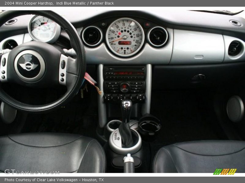 Indi Blue Metallic / Panther Black 2004 Mini Cooper Hardtop