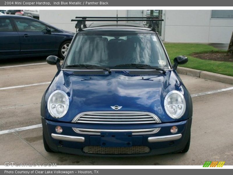 Indi Blue Metallic / Panther Black 2004 Mini Cooper Hardtop