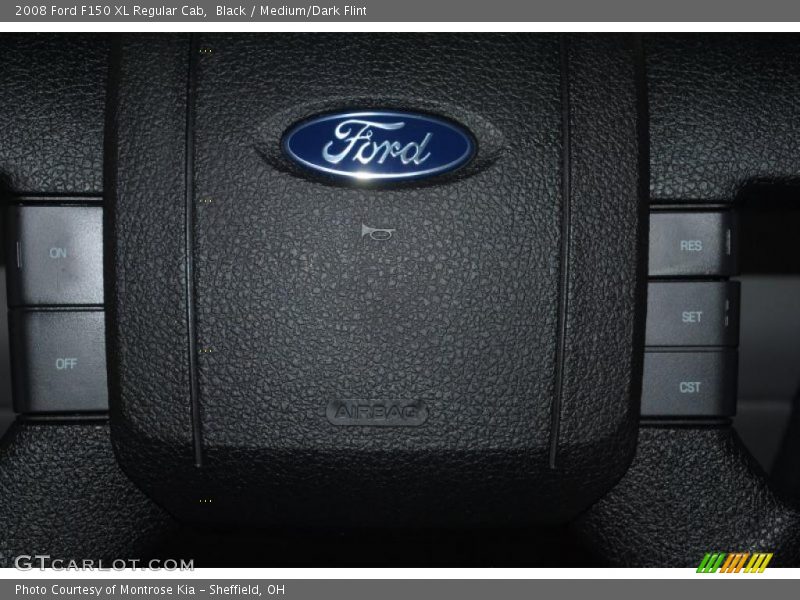 Black / Medium/Dark Flint 2008 Ford F150 XL Regular Cab