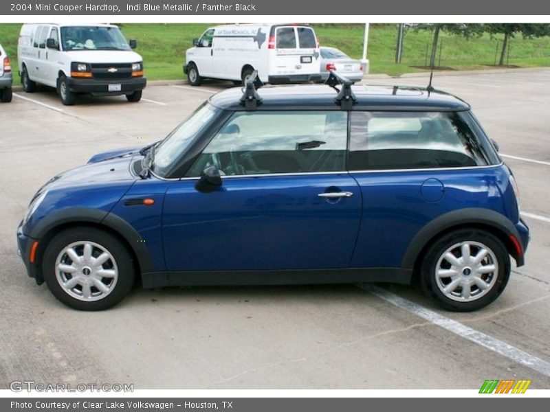 Indi Blue Metallic / Panther Black 2004 Mini Cooper Hardtop