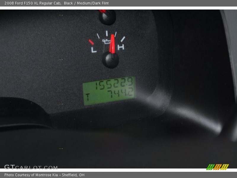 Black / Medium/Dark Flint 2008 Ford F150 XL Regular Cab