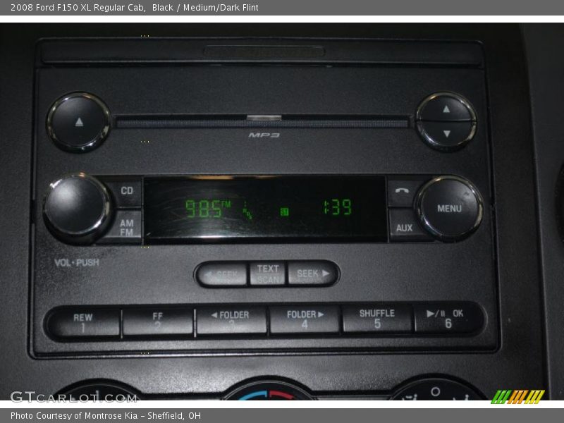 Black / Medium/Dark Flint 2008 Ford F150 XL Regular Cab