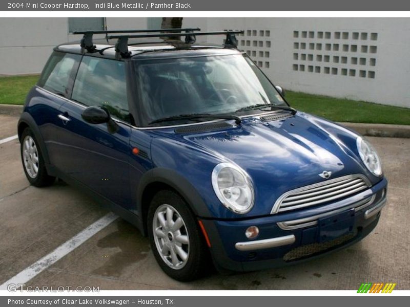 Indi Blue Metallic / Panther Black 2004 Mini Cooper Hardtop