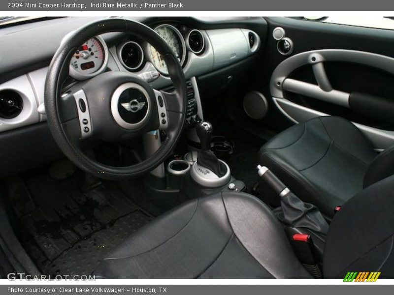 Indi Blue Metallic / Panther Black 2004 Mini Cooper Hardtop