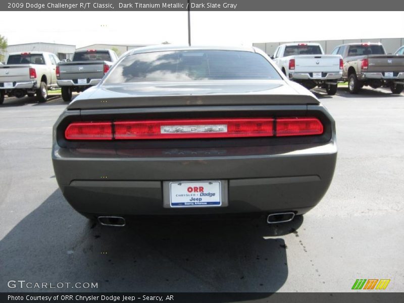 Dark Titanium Metallic / Dark Slate Gray 2009 Dodge Challenger R/T Classic
